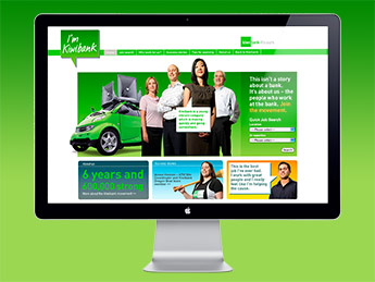 Angle Limited Auckland Employer branding services Careers websites Kiwibank careers website example